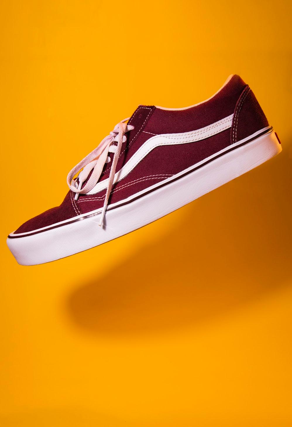 Classic Burgundy Canvas Sneakers